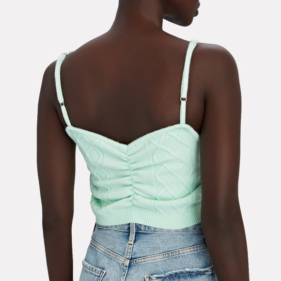 For Love & Lemons Sutton Floral Embroidered Knit Cami - Picture 3 of 8